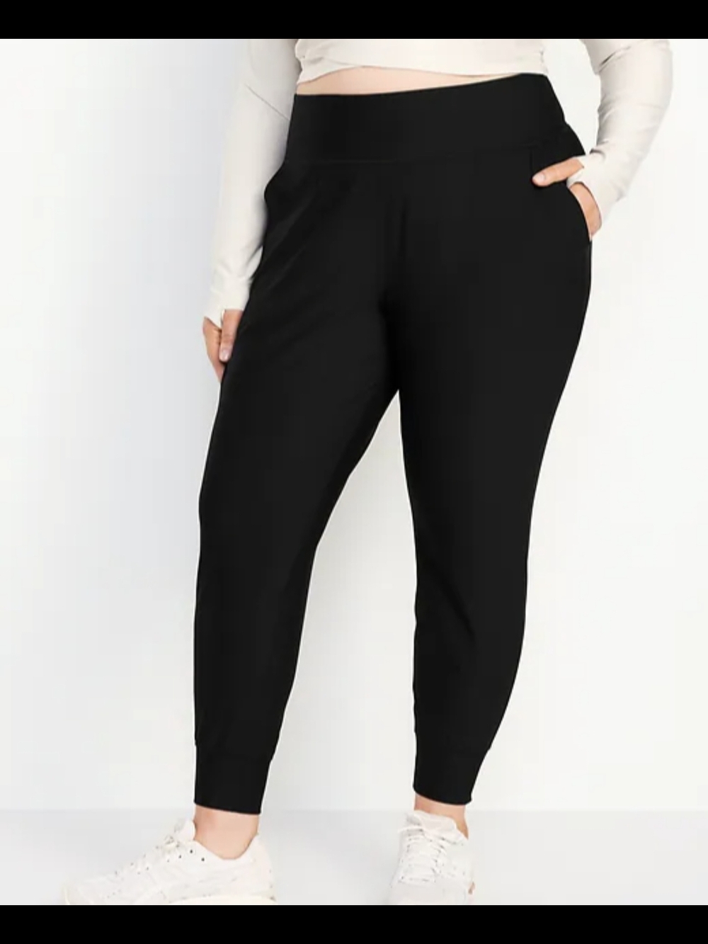 Old Navy High-Waisted PowerSoft Pocket Joggers Size: L